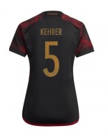 Německo Thilo Kehrer #5 Venkovní Dres pro Dámské MS 2022 Krátký Rukáv